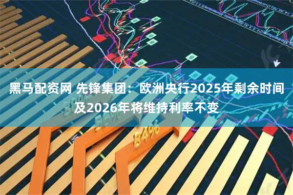 黑马配资网 先锋集团:欧洲央行2025年剩余时间及2026年将维持利率不变