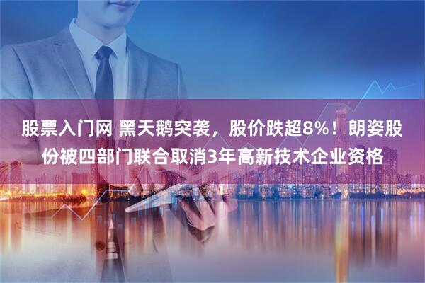 股票入门网 黑天鹅突袭，股价跌超8%！朗姿股份被四部门联合取消3年高新技术企业资格