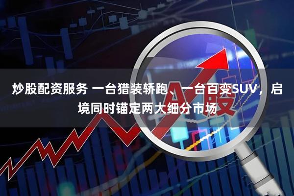 炒股配资服务 一台猎装轿跑、一台百变SUV，启境同时锚定两大细分市场
